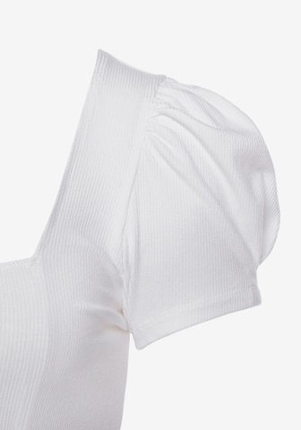 LASCANA Shirt in White