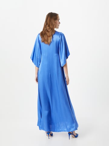 Robe de soirée 'Canna' Blanche en bleu