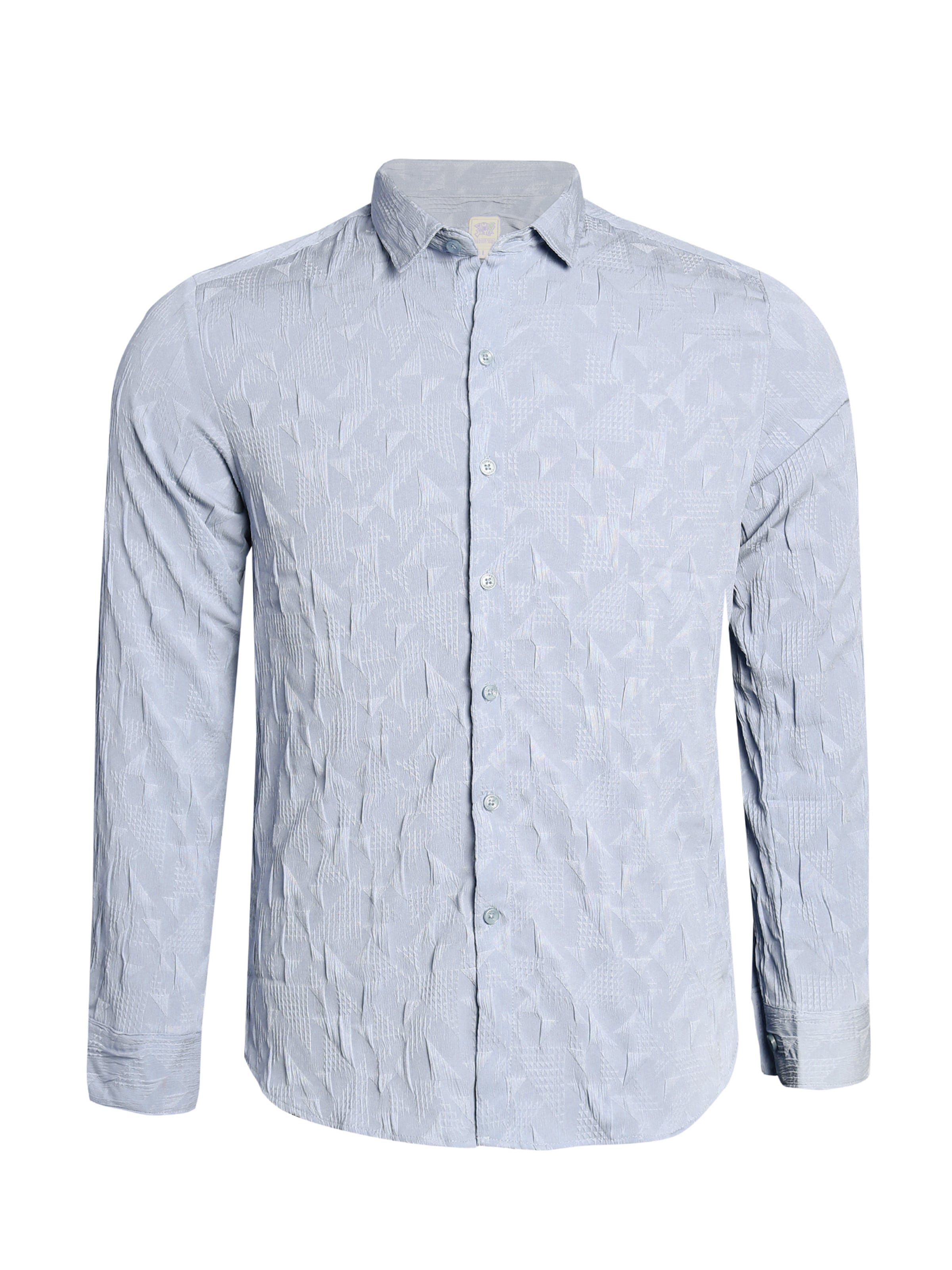 Campus Sutra - Regular Fit Camisa 'Tianna' em cinzento: frente
