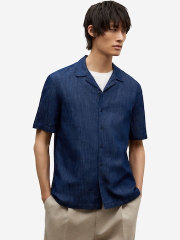 Adolfo Dominguez Regular fit Риза в синьо