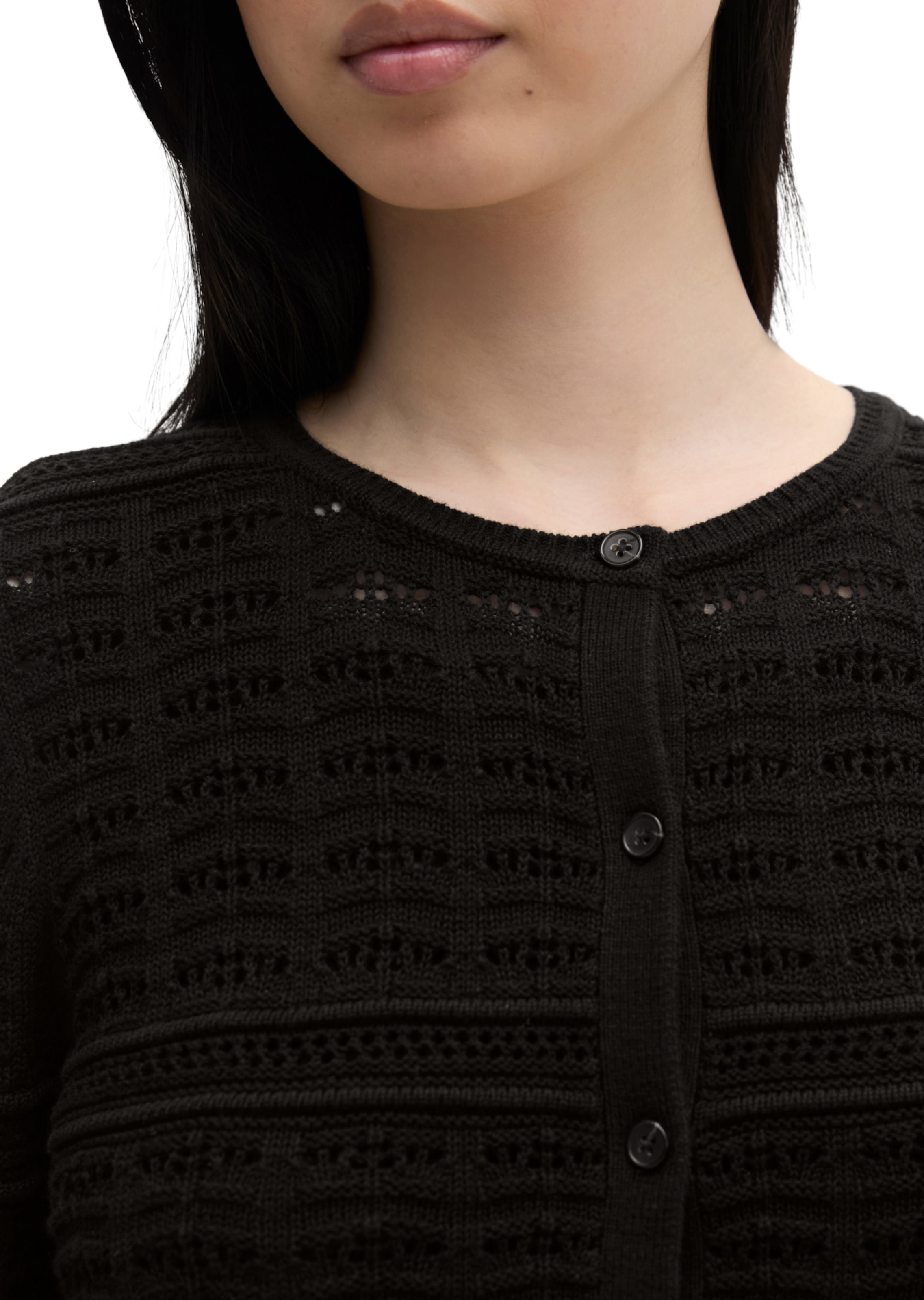 Marc O'Polo Strickjacke in Schwarz
