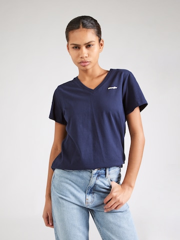 WRANGLER Μπλουζάκι 'DRAPEY' σε μπλε: μπροστά
