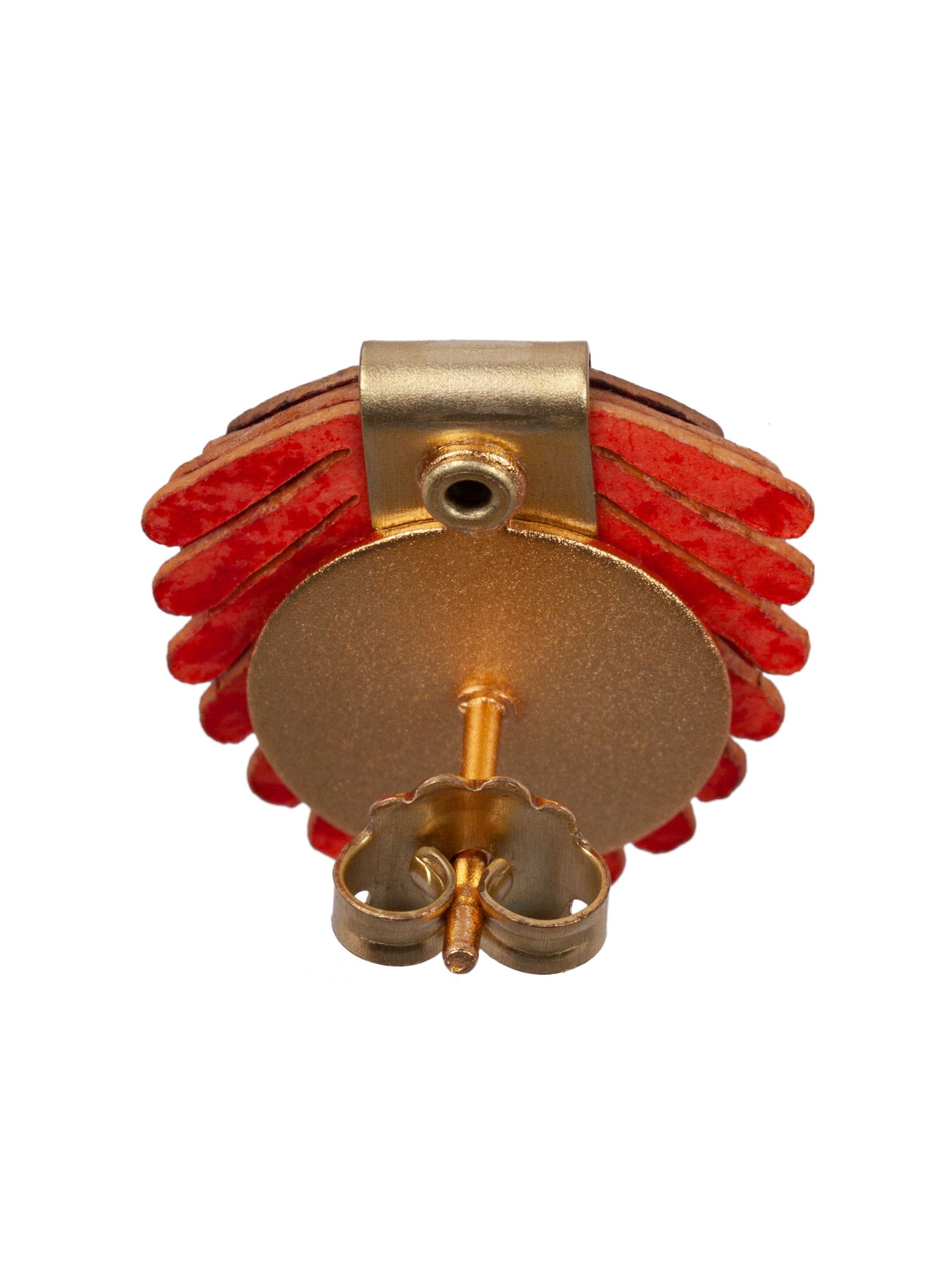 Gretchen Earrings 'Pam Pem' in Red