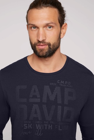 CAMP DAVID Μπλουζάκι σε μπλε