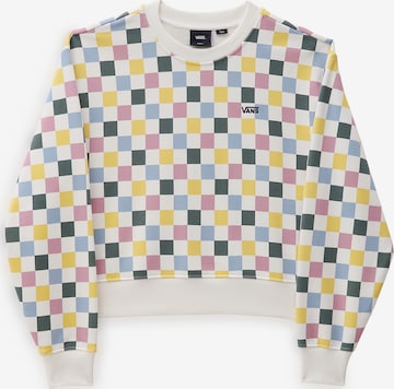 VANS Sweatshirt in White: front