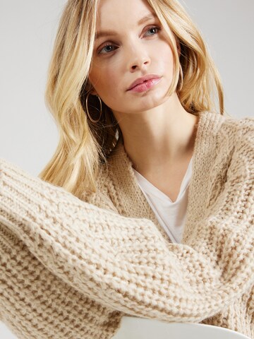 MSCH COPENHAGEN Knit Cardigan 'Inesse Heidi' in Beige