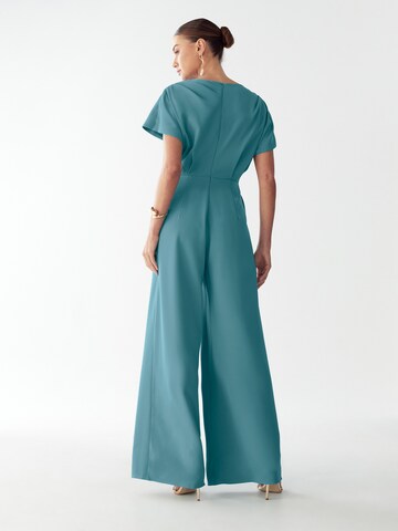 Salopeta 'TINA' de la BWLDR pe albastru: spate