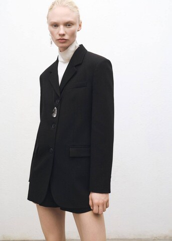 MANGO Blazer in Black: front