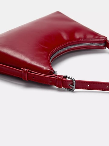 Pull&Bear Shoulder bag 'HEBILLAS' in Red