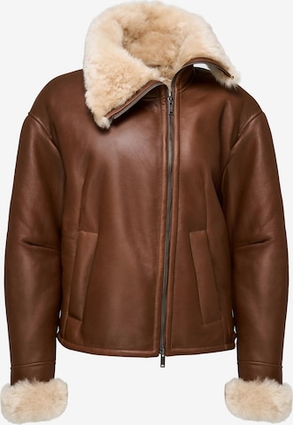 Giacca invernale 'Pia' di V S P in marrone: frontale