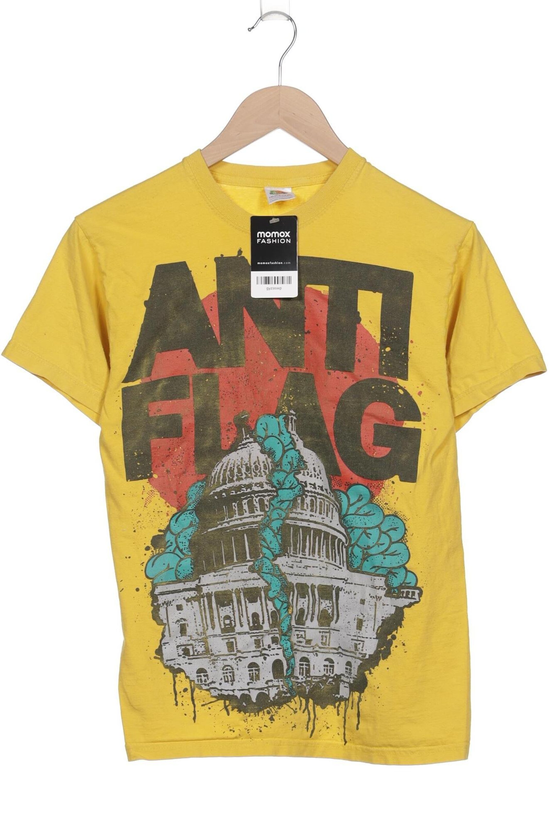 FRUIT OF THE LOOM Top & Shirt in S in Yellow: front