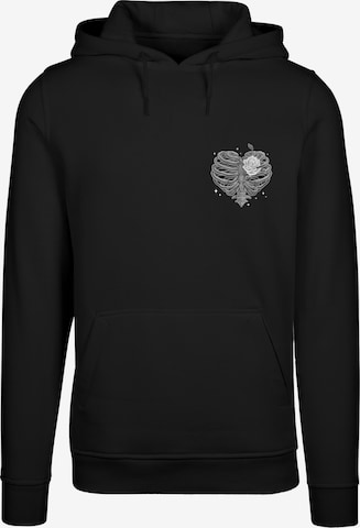 Mister Tee Sweatshirt 'Heart Cage' in Black: front