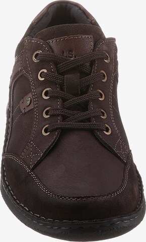 JOSEF SEIBEL Athletic Lace-Up Shoes 'Anvers' in Brown