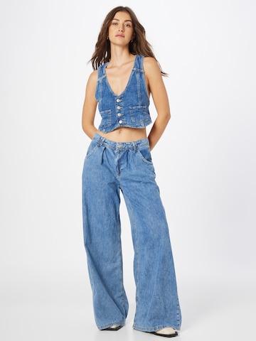Free People Pantsuit 'RIDER' in Blue: front