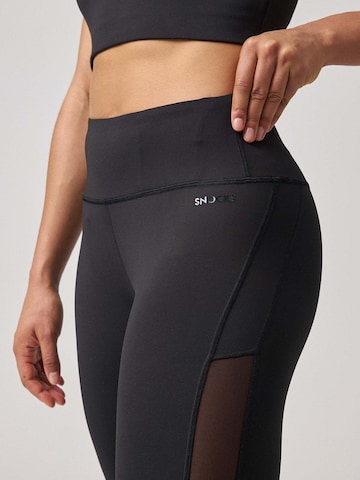 SNOCKS Skinny Sportbroek in Zwart