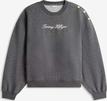 Felpa di Tommy Hilfiger Curve in grigio: frontale