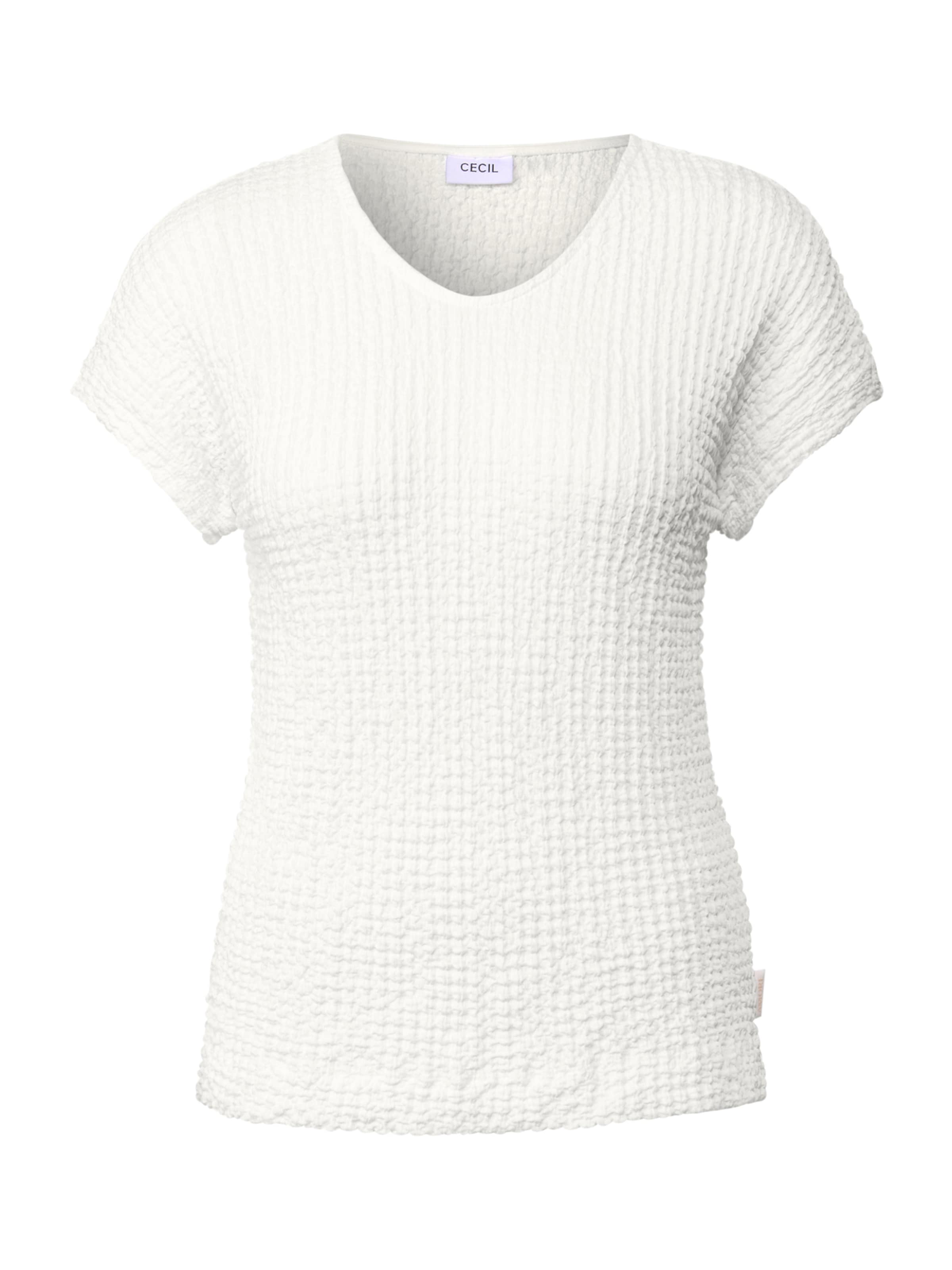 CECIL Koszulka w kolorze biały: przód