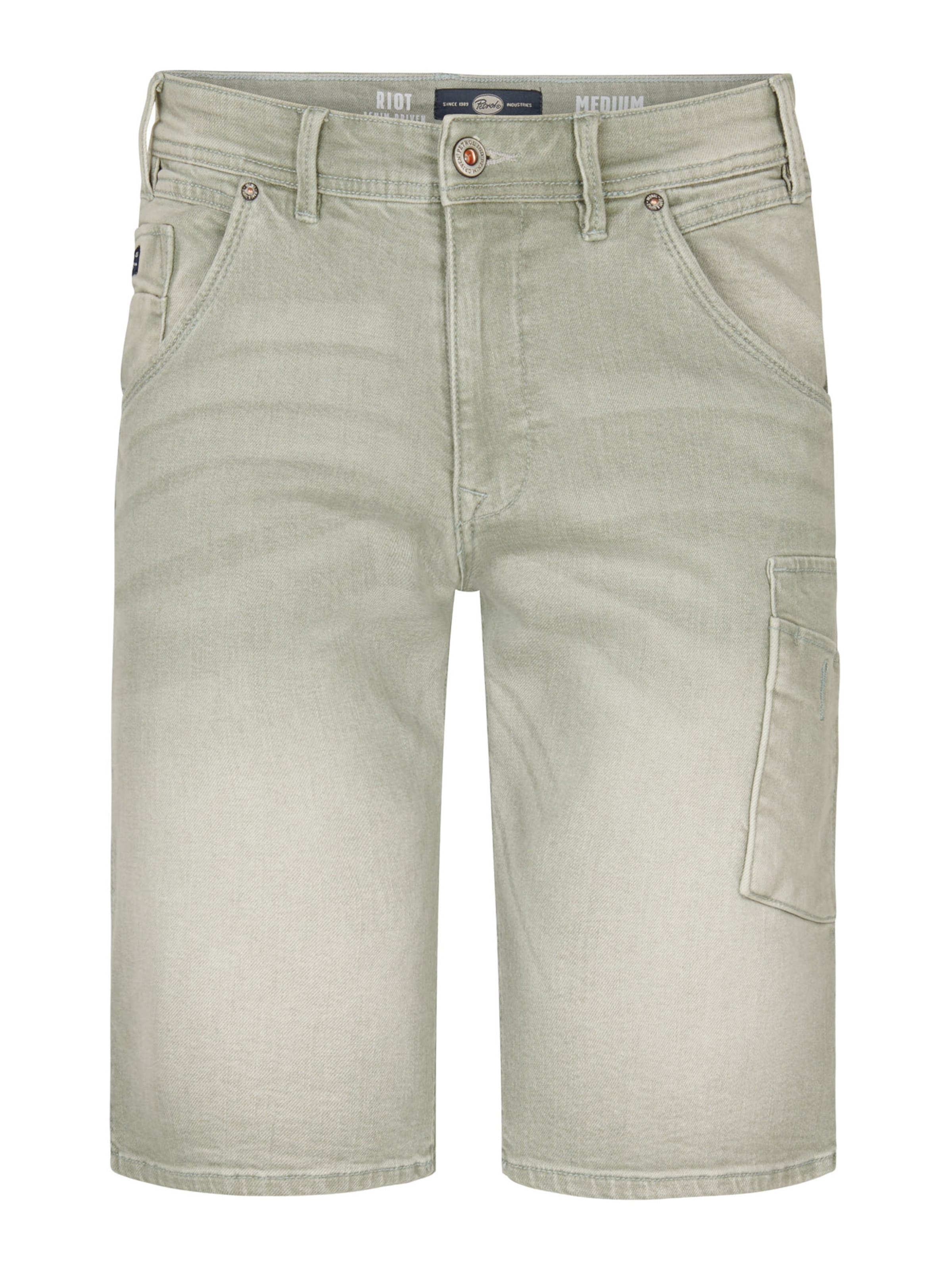 Petrol Industries Regular Jeans i grön: framsida