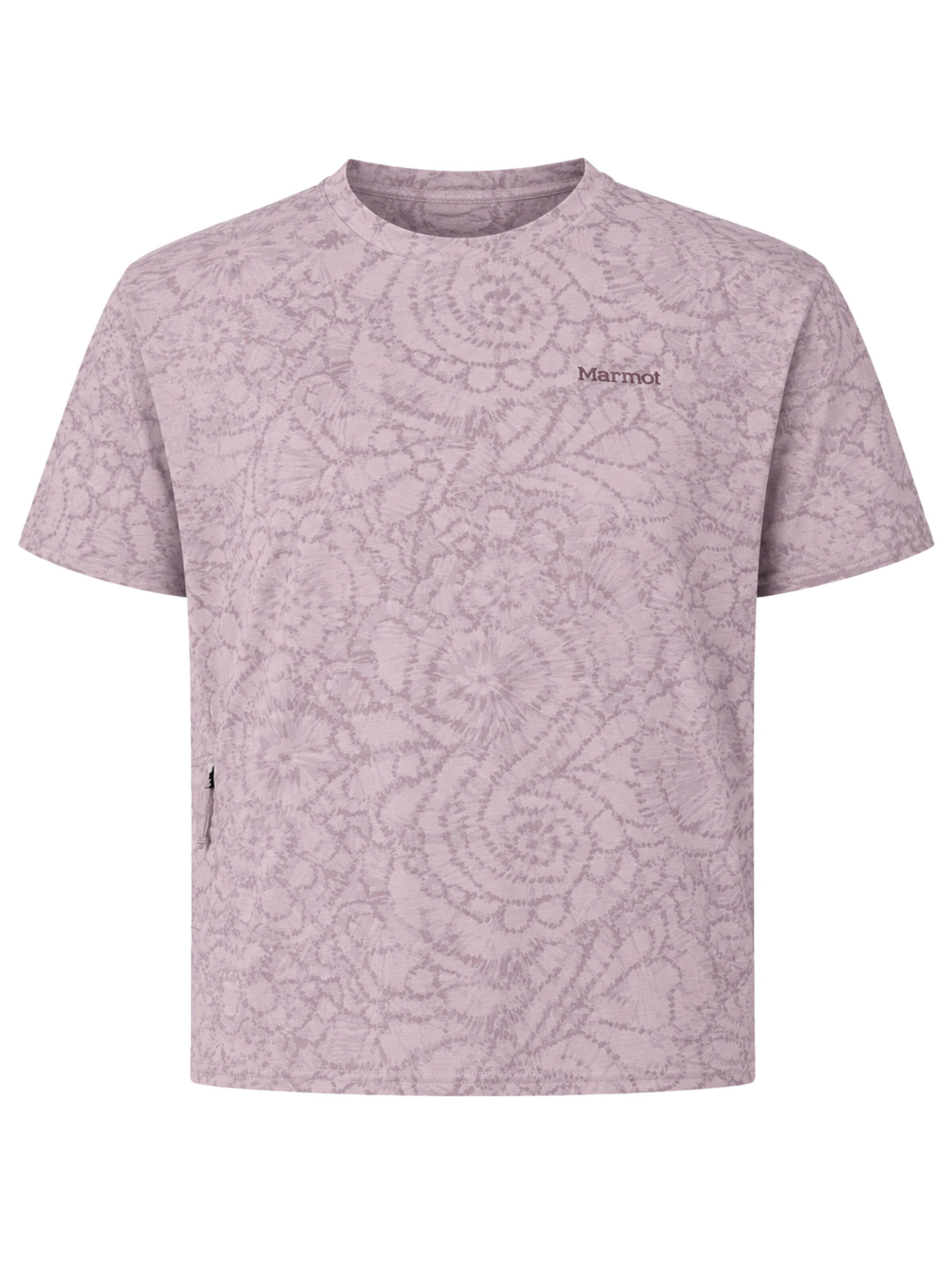 Marmot Performance Shirt 'AirExchange UPF 50 Crew Short-Sleeve' in Pink: front