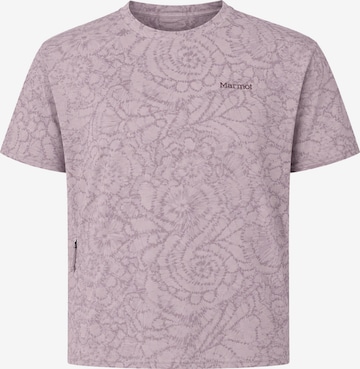 Marmot Funktionsshirt 'AirExchange UPF 50 Crew Short-Sleeve' in Pink: Vorderseite