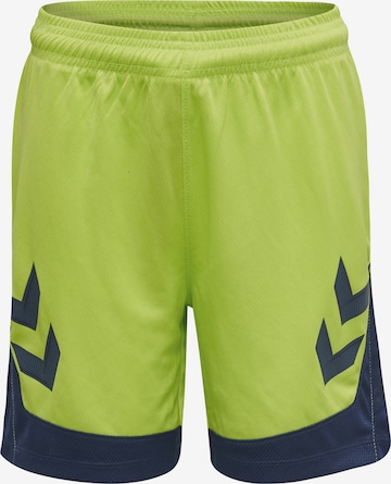 Pantalon de sport 'Lead' Hummel en vert : devant