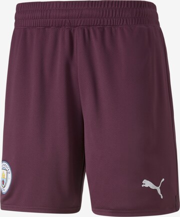 PUMA Workout Pants in Purple: front