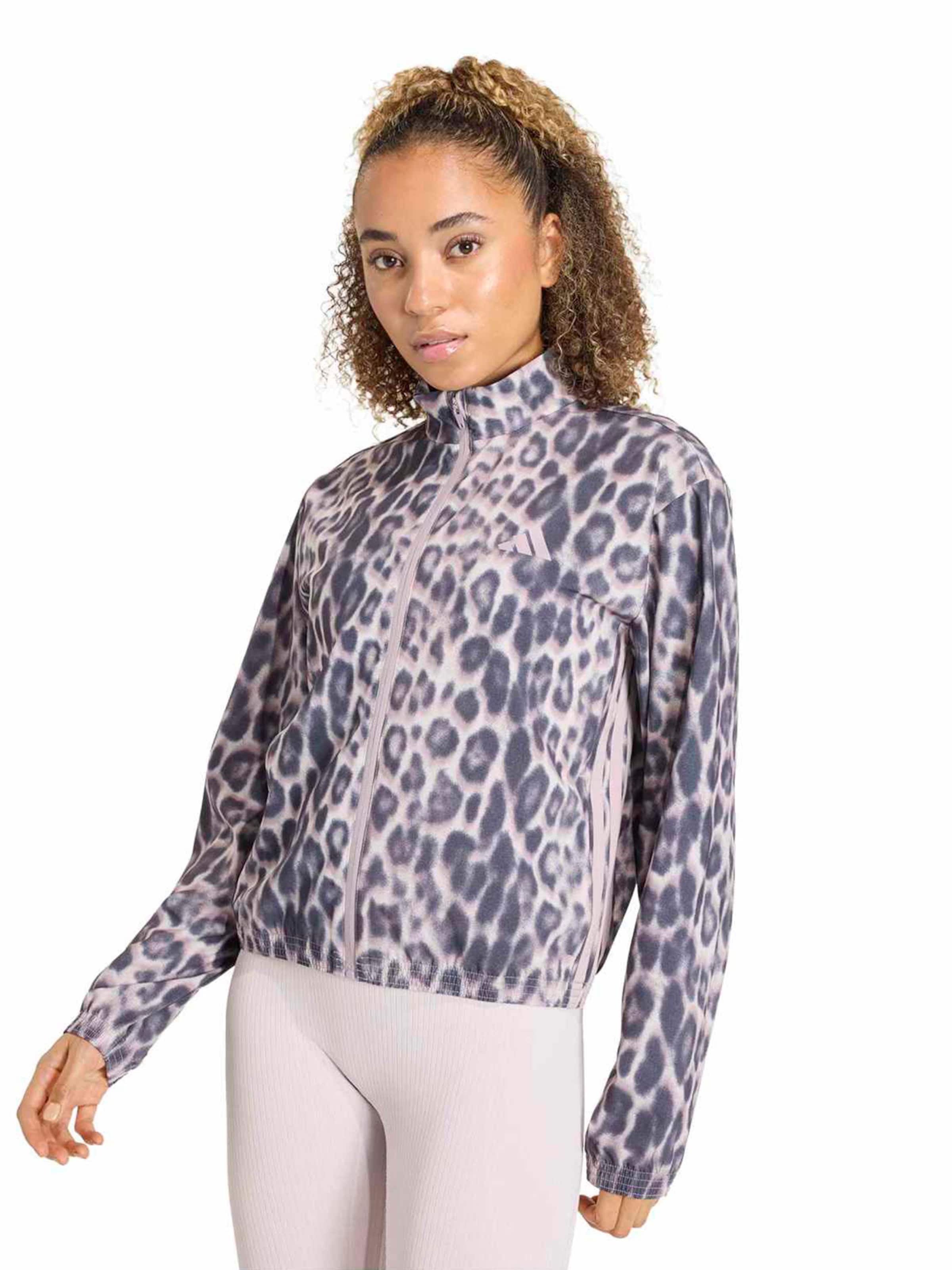 ADIDAS PERFORMANCE Športová mikina so zipsom 'WE' - Fialová: predná strana