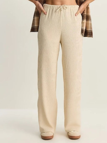 Loosefit Pantalon Bianco Lucci en beige : devant