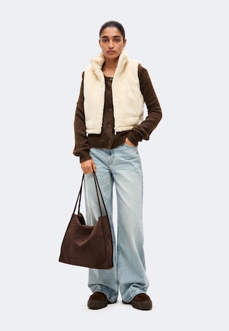 Hailys Vest 'Fi44lu' in Beige