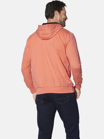 Jan Vanderstorm Sweatshirt 'Korbenkt' in Oranje