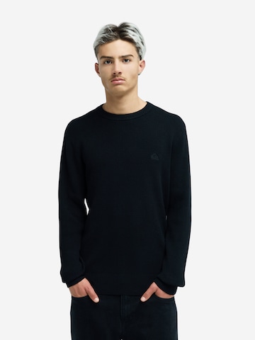 QUIKSILVER Sweatshirt 'Waffle' in Schwarz: Vorderseite
