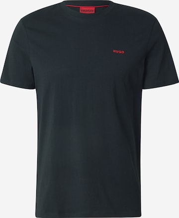 HUGO T-Shirt 'Dero' in Schwarz: Vorderseite