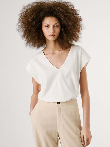 Pepe Jeans Shirt 'Anabelle' in Wit: voorkant