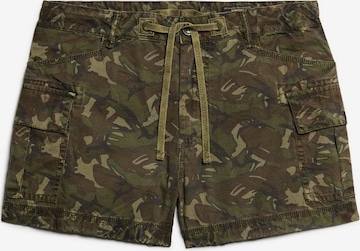 Superdry Regular Cargobroek in Groen: voorkant