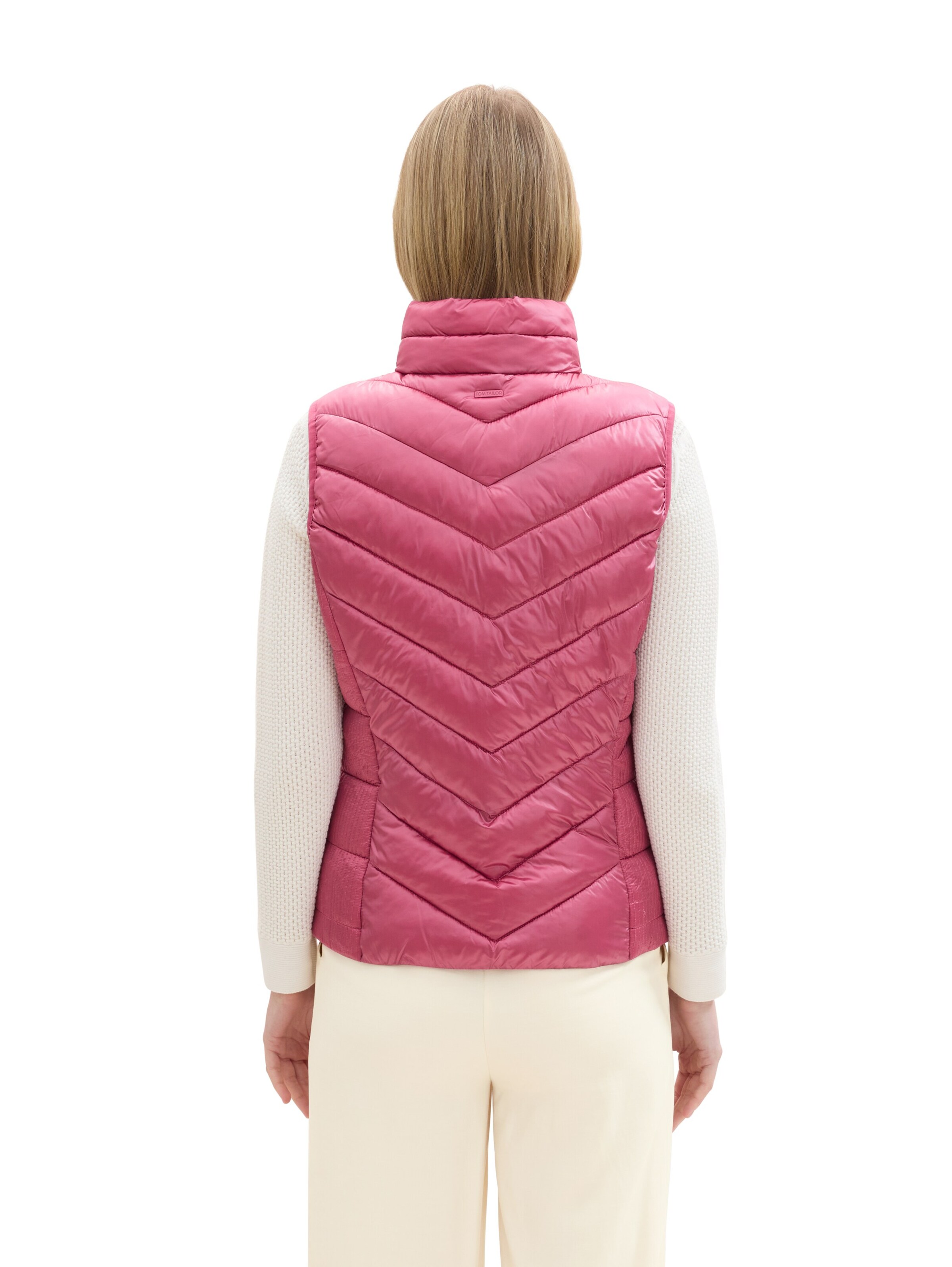 TOM TAILOR Weste in Pink