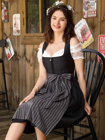 Yesfashion Dirndl‌‌‌‌‌‌ in Schwarz