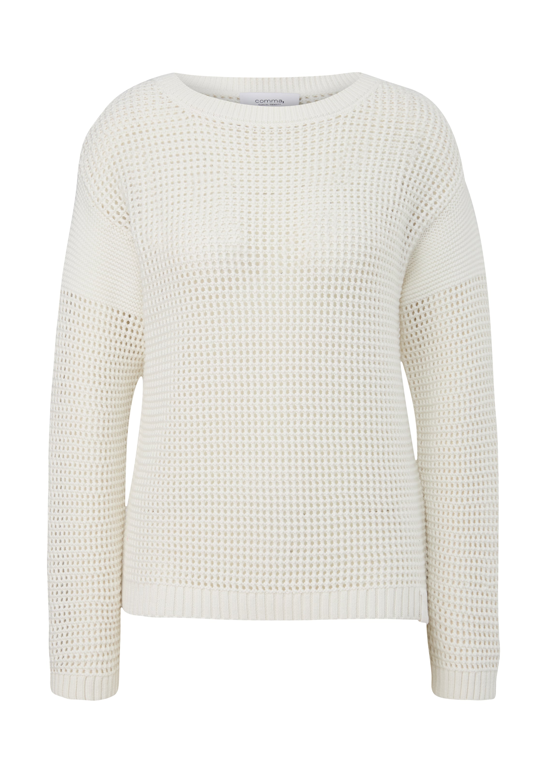 comma casual identity Neulepaita värissä valkoinen: etupuoli
