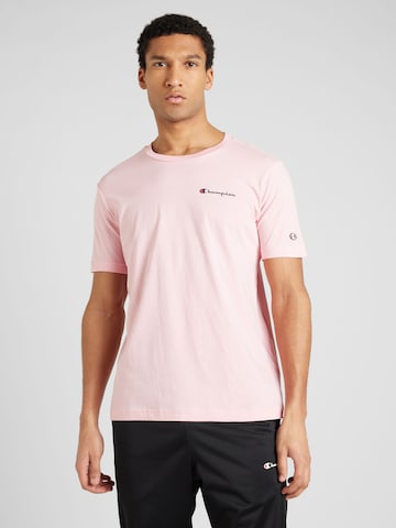 Champion Authentic Athletic Apparel Μπλουζάκι σε ροζ: μπροστά