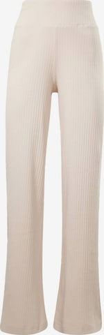 Reebok Loose fit Workout Pants in Beige: front