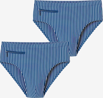 SCHIESSER Maillot de bain ' Ocean Swim ' en XXL en bleu / blanc, Vue avec produit