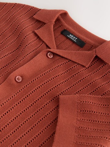 Next - Casaco de malha em castanho