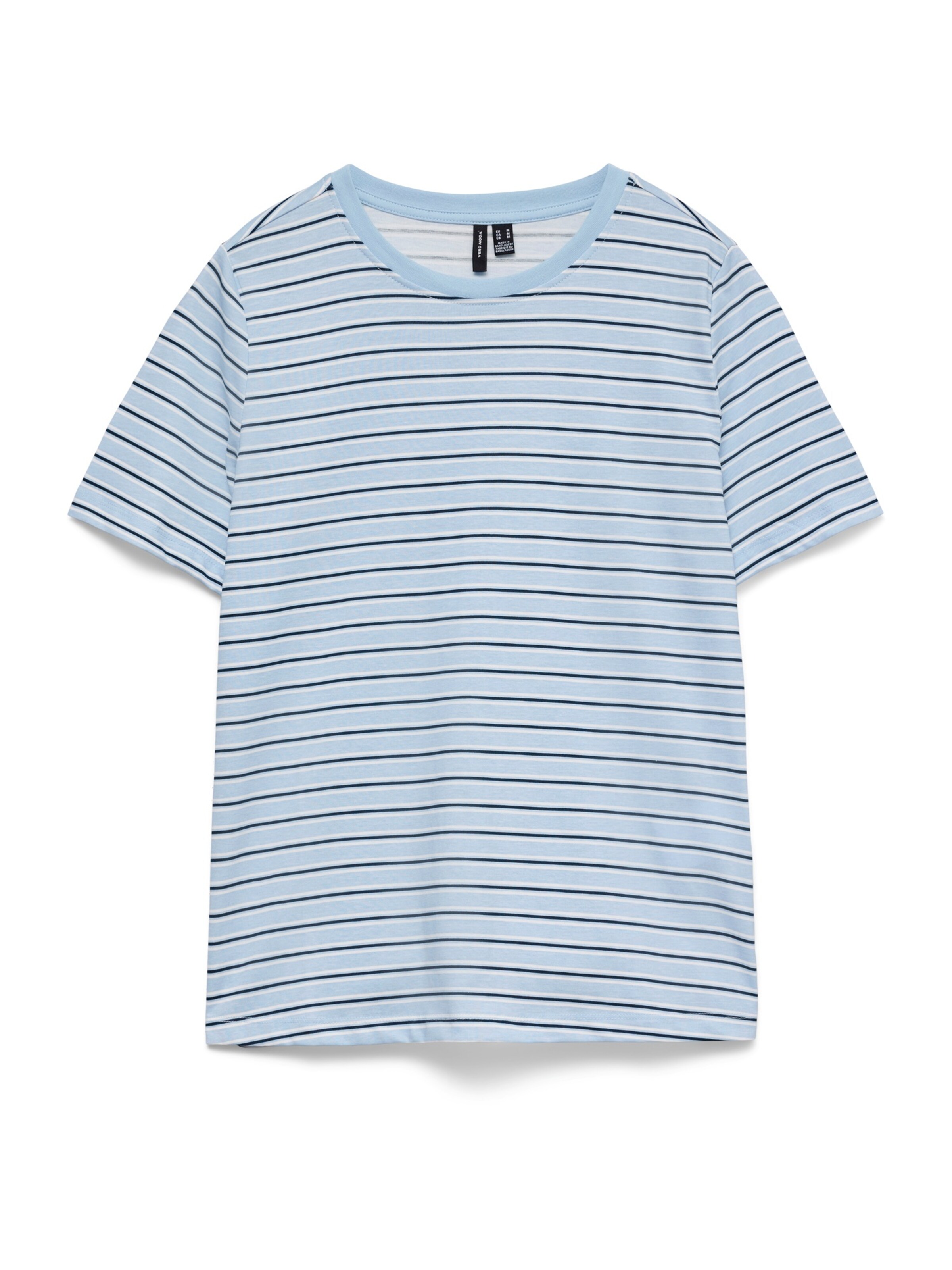 tengerészkék / galambkék / fehér VERO MODA Póló 'VMPAULINA', Termék nézet