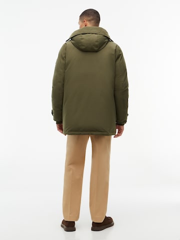 TOMMY HILFIGER Between-seasons parka 'ROCKIE' in Green