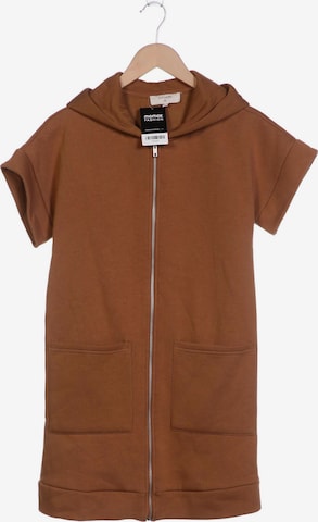 Cream Sweatshirt & Zip-Up Hoodie in XS in Brown: front