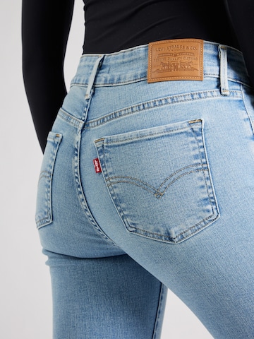 LEVI'S ® Skinny Jeans '711 Double Button' i blå