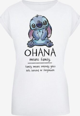 F4NT4STIC Shirt 'Lilo & Stitch' in Weiß: predná strana