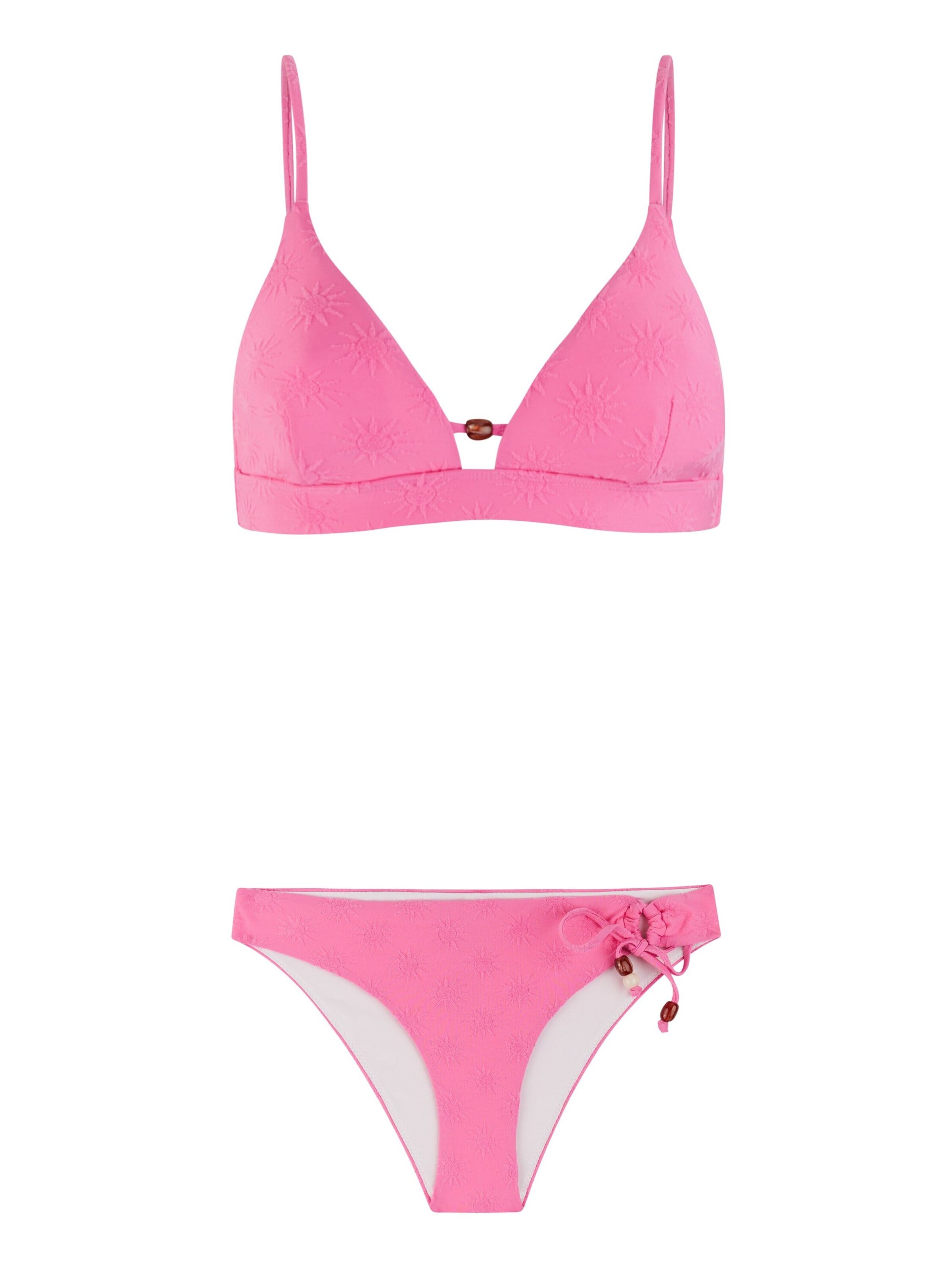 PROTEST Triangel Bikini 'PRTMermaid' in Roze: voorkant