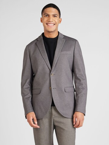 Coupe regular Veste de costume 'George' Matinique en gris : devant