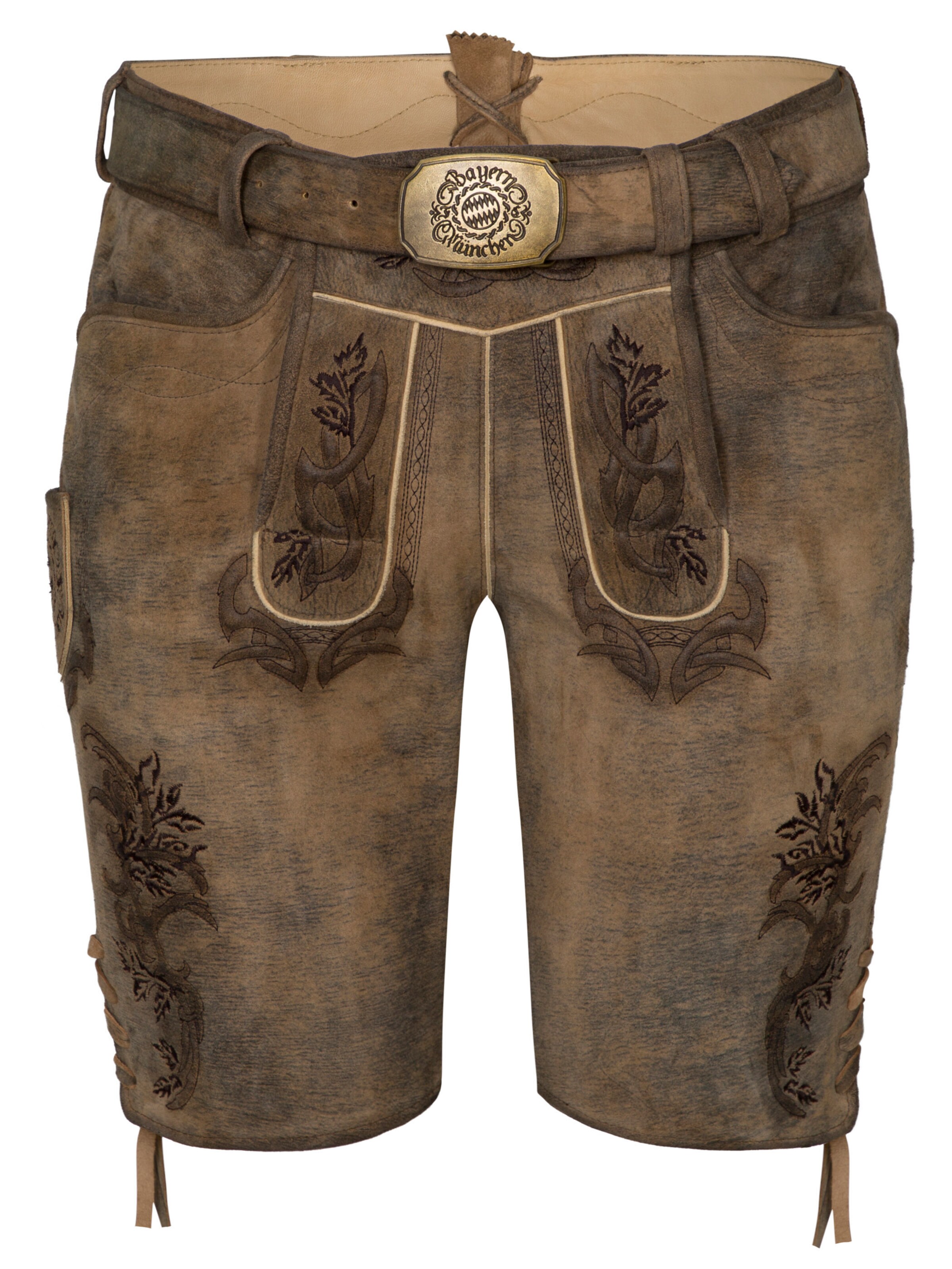 SPIETH & WENSKY Regular Traditional pants in Brown: front