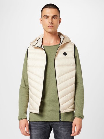 JACK & JONES - Chaleco 'Hero' en beige: frente